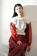 TobyBlack-Live Like A Cat-Women-Crop-Sweatshirt