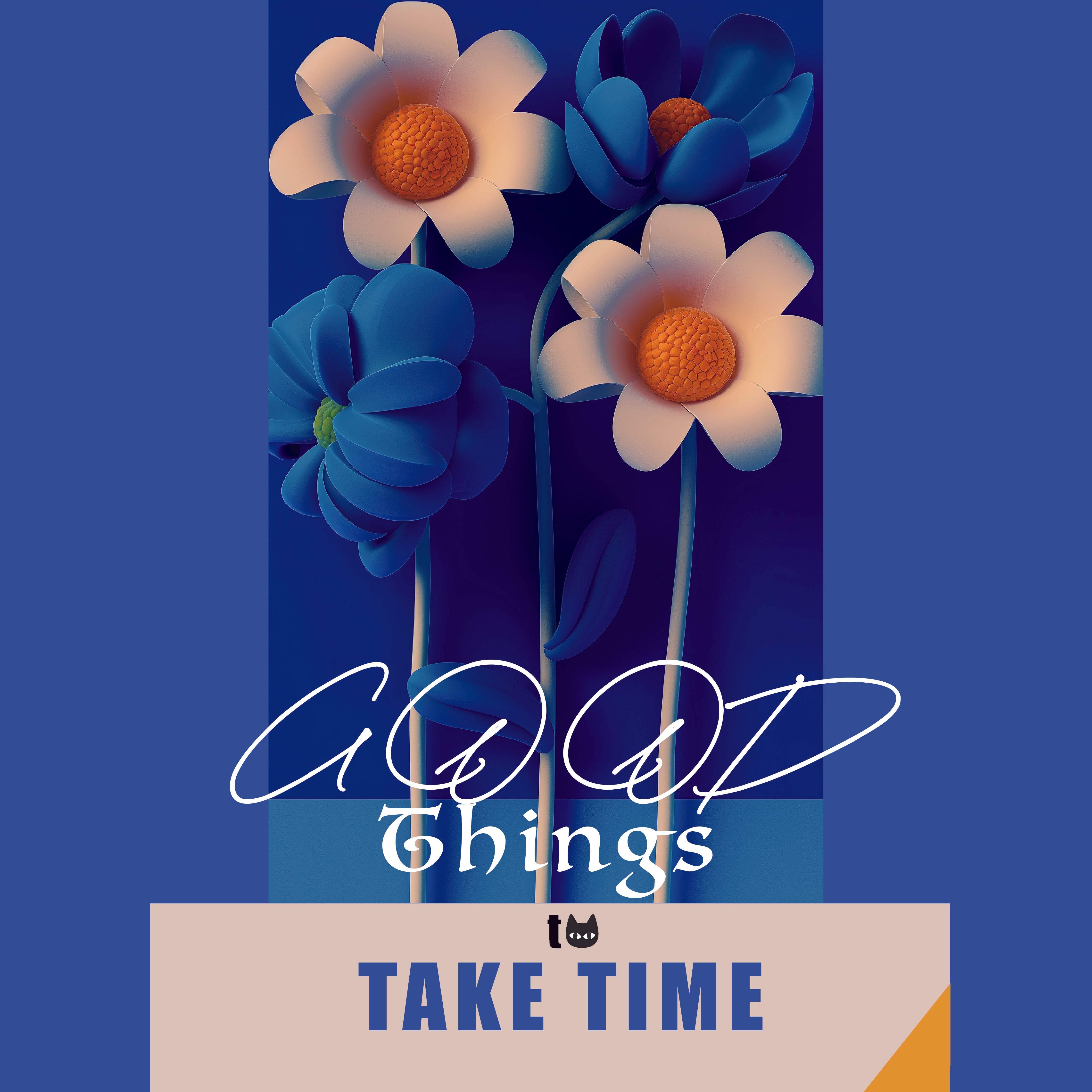 TobyBlack-Live like A Cat-GTTT Toby Bag-Elegant Everyday Tote | Minimalist Shoulder Bag | Relaxed Lifestyle Handbag | Artistic Floral Design | Sustainable Fashion Bag