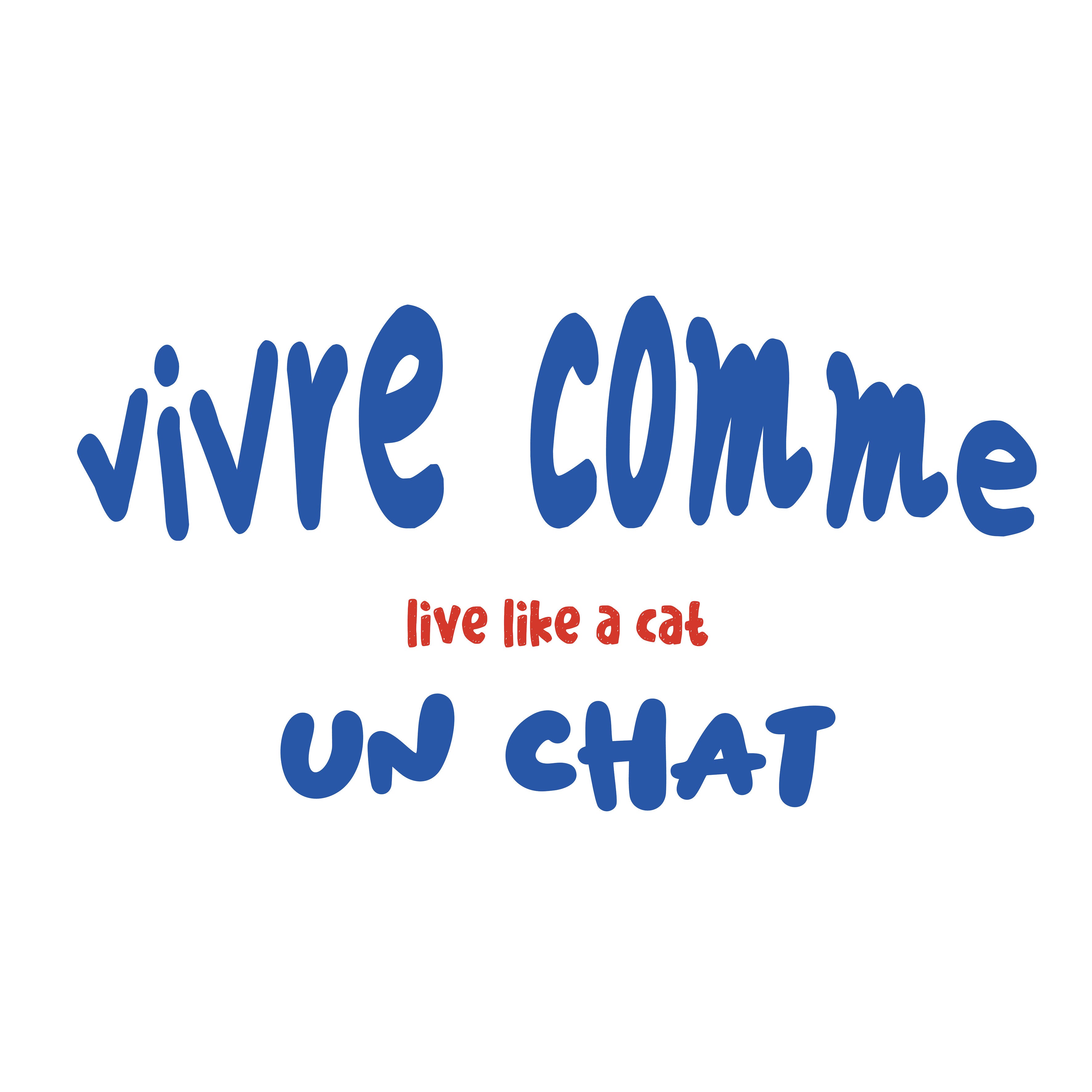 TobyBlack-Live Like A Cat-VIVRE COMME UN CHAT Unisex Oversized T shirt-French Style T-Shirt | Elegant Minimalist Tee | Cat-Inspired Fashion | Parisian Clothing | Slow Living Apparel