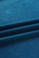 "Live Like A Cat" Unisex Classic Fit T shirt Vintage Washed BLUE