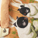 "Bunny Fusion" Toby Bag with detachable faux fur strap
