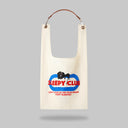 everyday toby black bag displayed from the front highlighting clean shape