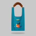 "Happy Cat" Toby Bag with detachable faux fur strap