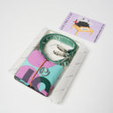 wish bag packaging inside view along with its strap and card