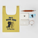 "Don't Wanna Work" Toby Bag with detachable leather strap