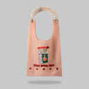 "Find Your Fire" Organza toby bag with detachable faux fur strap