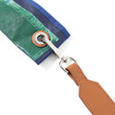 "Green Tartan" Toby Bag with detachable leather strap