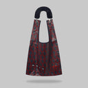 "Ribbon Chic" Toby Bag with detachable faux fur strap