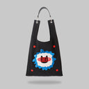 "Meow Energy" Toby Bag with detachable leather strap