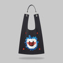 "Meow Energy" Toby Bag with detachable leather strap