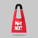 "WHY NOT?" Toby Bag with detachable faux fur strap