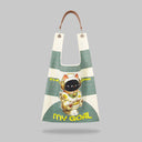 "MY GOAL" Toby Bag with detachable leather strap