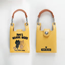 Front and Back View of Pocket Toby - "DON'T WANNA WORK"