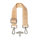 Beige Woven Wrist & Bag Strap with Phone Adapter