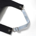Light Blue Woven Fabric Bag Strap/Wrist Strap with Phone Strap Adapter