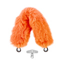 Orange Fur Bag Strap/Wrist Strap with Phone Strap Adapter