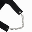 Silver Knot Bag Strap/Wrist Strap with Phone Strap Adapter