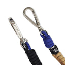 Blue Bag Strap braided design on a white background