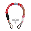 Red Blend Bag Strap/Wrist Strap with Phone Strap Adapter