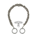 Swirl Metal Bag Strap/Wrist Strap with Phone Strap Adapter