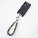 Swirl Metal Bag Strap/Wrist Strap with Phone Strap Adapter