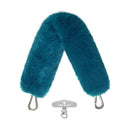Loyal Blue  Fur Bag Strap/Wrist Strap with Phone Strap Adapter