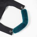 Loyal Blue  Fur Bag Strap/Wrist Strap with Phone Strap Adapter