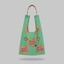 "Don't Judge" Toby Bag with detachable leather strap