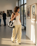 Cat tote with Mirror Me artwork