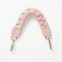 Pink-Twisted Faux Leather Strap/Wrist Strap with Phone Strap Adapter