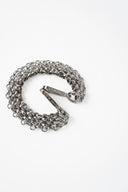 Silver Link Metal Bag/Wrist Strap with Phone Strap Adapter