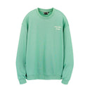 TobyBlack-Live Like A Cat- LIVE LIKE A CAT Unisex Classic Sweatshirt GREEN-Cat Lover Sweatshirt | Minimalist Cozy Wear | Self-Care Fashion | Slow Living Apparel | Relaxed Comfort Clothing