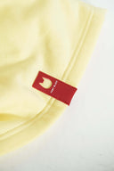 Red leather Toby Black logo patch on sleeve cuff