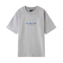 "Live Like A Cat" Unisex Classic Fit T shirt Vintage Washed GREY