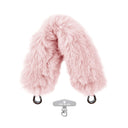 Pink Fur Bag Strap/Wrist Strap with Phone Strap Adapter