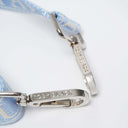 Baby Blue Woven Fabric Bag Strap/Wrist Strap with Phone Strap Adapter