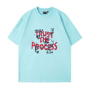 "TRUST THE PROCESS" Unisex Oversized T shirt