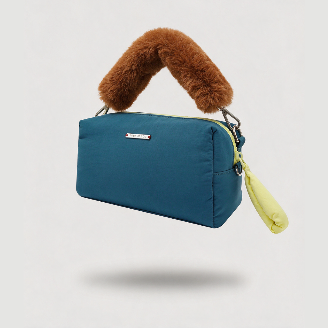 Toby To-Go Quiet Spark — Brown Fur Strap Set