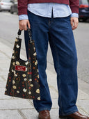 "Hey Love" Toby Bag with detachable leather strap