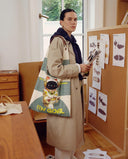 "MY GOAL" Toby Bag with detachable leather strap