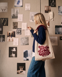 Fashion handbag with removable faux fur shoulder strap