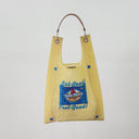 "Eat Good Feel Good" Toby Bag with detachable leather strap