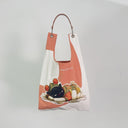 "Do Not Disturb" Toby Bag with detachable leather strap