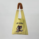 "RUN AWAY" Toby Bag with detachable faux fur strap