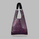 "Ribbon Chic" Toby Bag with detachable faux fur strap